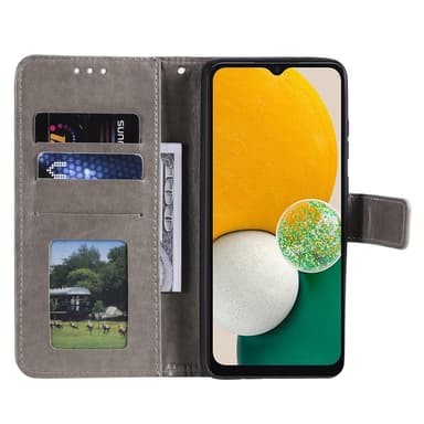SKALO Samsung A13 4G Mandala Flip Cover - Grå