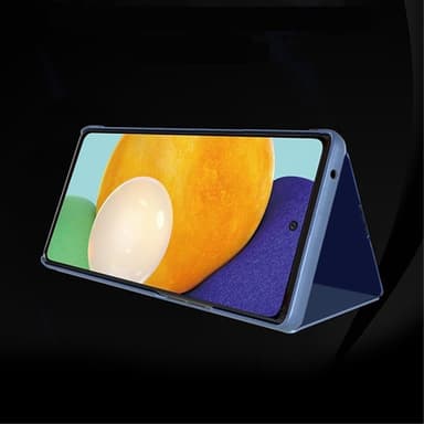 SKALO Samsung A53 5G Clear View Mirror Etui - Mørk lilla