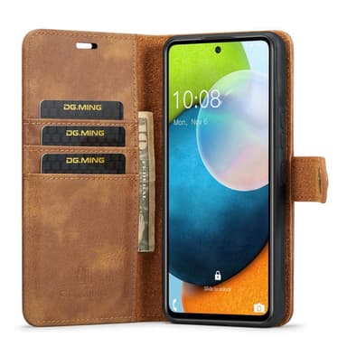 DG MING Samsung A53 5G 2-i-1 Magnet Pungetui - Brun