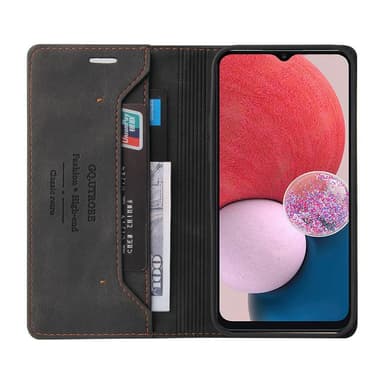 SKALO Samsung A13 4G GQ.UTROBE Pungetui i PU-læder - Sort