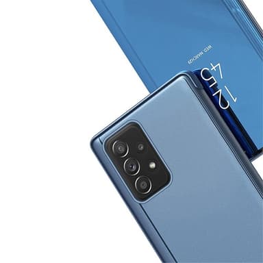 SKALO Samsung A53 5G Clear View Mirror Etui - Mørk lilla