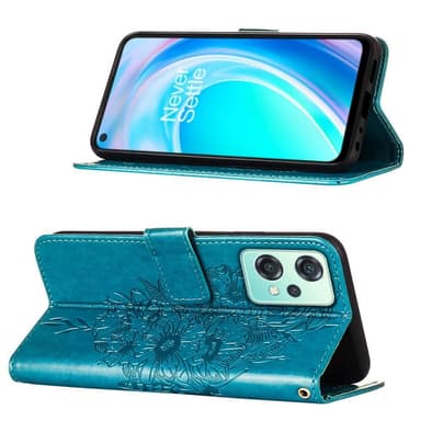 SKALO OnePlus Nord CE 2 Lite 5G Mandala Flip Cover - Blå