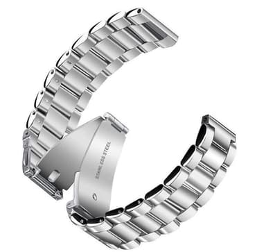 SKALO Link armbånd til Samsung Watch Active2 40mm - Sølv