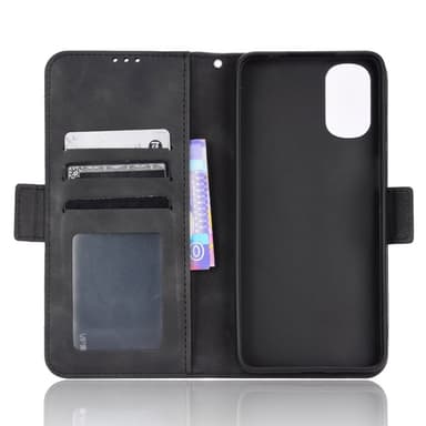 SKALO Motorola Moto G22 6-RUM Pungetaske - Sort