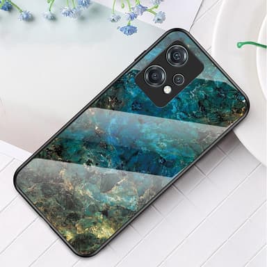 SKALO OnePlus Nord CE 2 Lite 5G Marmor hærdet glas TPU Cover - #1