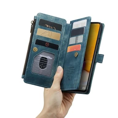 CaseMe Samsung A13 4G CaseMe Big Wallet Pungetui - Blå