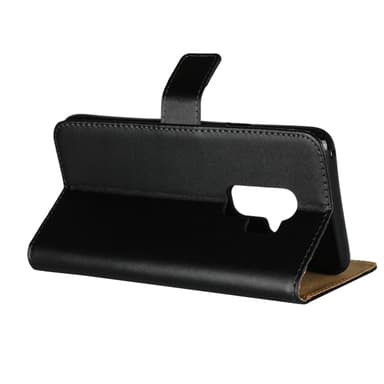 SKALO Samsung S9 Flip Cover m. Pung i Ægte Læder - Hvid