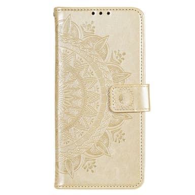 SKALO Motorola Moto G52 Mandala Flip Cover - Guld