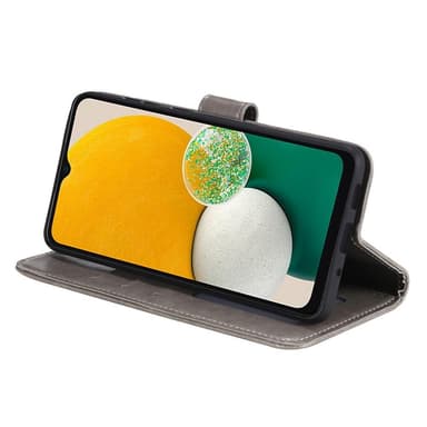 SKALO Samsung A13 4G Mandala Flip Cover - Grå