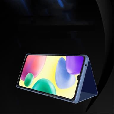 SKALO Xiaomi Redmi 10C Clear View Mirror Etui - Guld