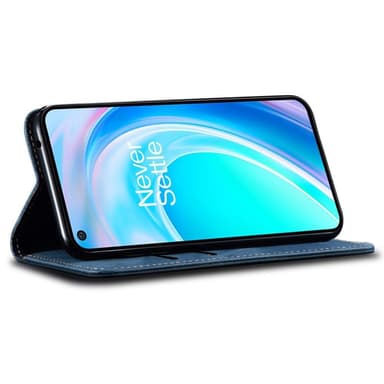 SKALO OnePlus Nord CE 2 Lite 5G Jeans Flip Cover - Blå