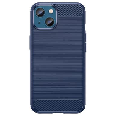 SKALO iPhone 14 Plus Armor Carbon Stødsikker TPU-cover - Blå