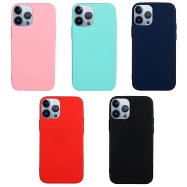 SKALO iPhone 14 Pro Max Ultratynd TPU-skal - Sort