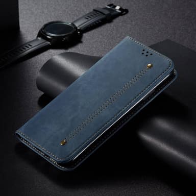 SKALO OnePlus Nord CE 2 Lite 5G Jeans Flip Cover - Blå