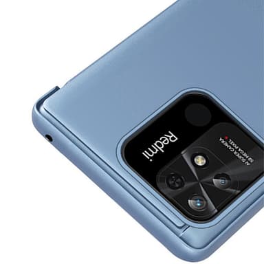 SKALO Xiaomi Redmi 10C Clear View Mirror Etui - Guld