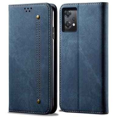 SKALO OnePlus Nord CE 2 Lite 5G Jeans Flip Cover - Blå