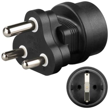 Goobay Netadapter Sydafrika, Sort