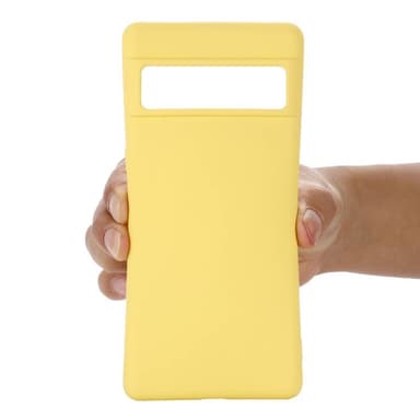 Liquid silikone cover Google Pixel 7 - Gul