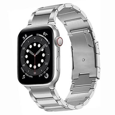 Armbånd BEAD Titanium Apple Watch 6 (44mm) - Sølv