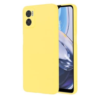 Liquid silikone cover Motorola Moto E22i - Gul
