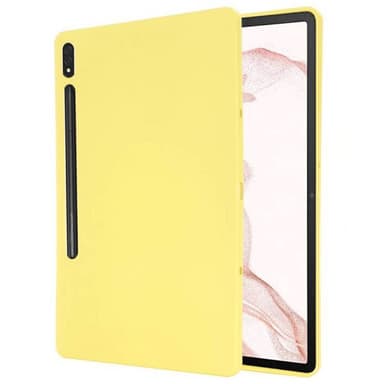 Liquid silikone cover Samsung Galaxy Tab S8 Plus 12.7 (2022) - Gul
