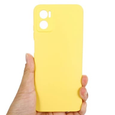 Liquid silikone cover Motorola Moto E22i - Gul