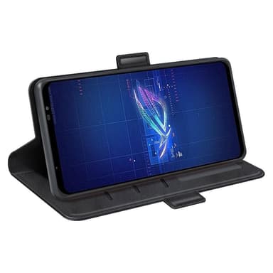 SKALO Asus ROG Phone 6/6Pro/6D/6D Ultimate 5G Premium Wallet Flip Cover - Sort