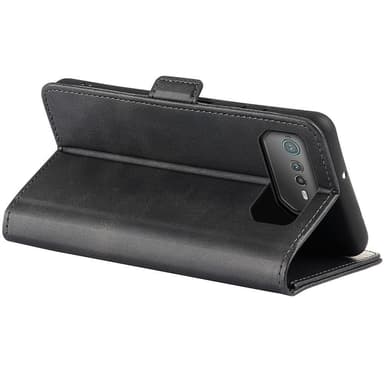SKALO Asus ROG Phone 6/6Pro/6D/6D Ultimate 5G Premium Wallet Flip Cover - Sort