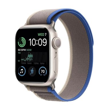 Tactik nylon Armbånd Apple Watch SE 2022 (44mm) - Blueroom grey
