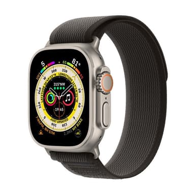 Tactik nylon Armbånd Apple Watch Ultra (49mm) - Blackroom Grey