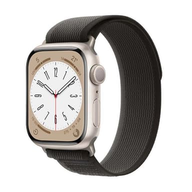 Tactik nylon Armbånd Apple Watch 8 (45mm) - Blackroom Grey