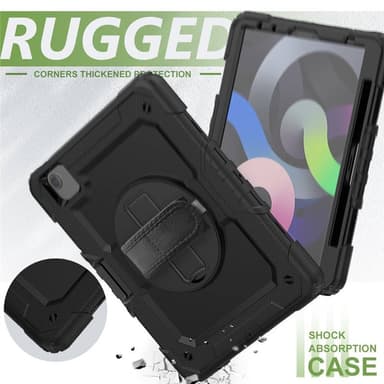 Hybrid cover med skulderrem Apple iPad Pro 11 (2021) - Sort