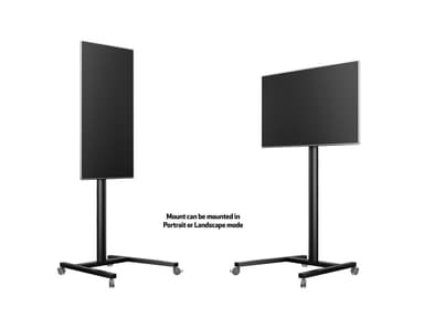Multibrackets 0643 skærmbeslag til skiltning 160 cm (63") Sort