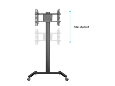 Multibrackets 0643 skærmbeslag til skiltning 160 cm (63") Sort