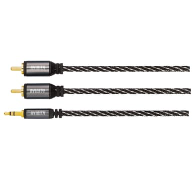Audio Kabel 3,5mm Jack-2 Phono 0,5m Klasse 5