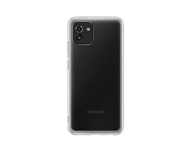 Samsung EF-QA036TTEGEU, Omslag, Samsung, Galaxy A03, 16,5 cm (6.5""), Transparent