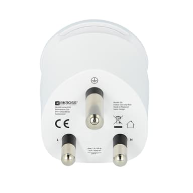 SKROSS Elektrisk adapter Sydafrika / Europa