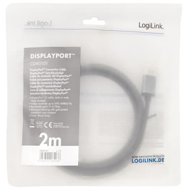 DisplayPort kabel 4K / 60Hz Aluminium 2m
