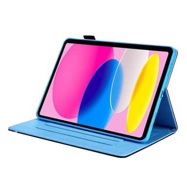 Til iPad 10.9 (2022) Tabletetui Cover Foldbart stativ - Peony