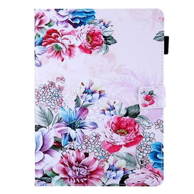 Til iPad 10.9 (2022) Tabletetui Cover Foldbart stativ - Peony