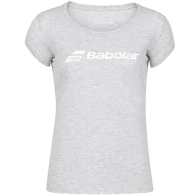 Babolat Exercise Tee Grey, Padel og tennis T-shirt dame L
