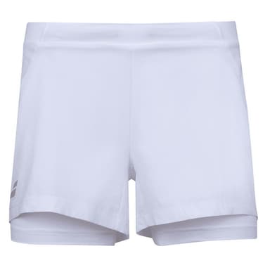 Babolat Exercise Short, Padel og tennisshorts dame Vit/Blå XL