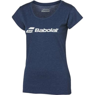 Babolat Exercise Tee Blue, Padel og tennis T-shirt dame XS