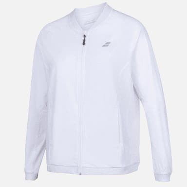 Babolat Play Jacket Women, Padel og tennisjakke dame Vit/Blå XL