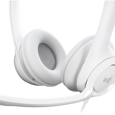 Logitech H390 USB høretelefoner (hvid)