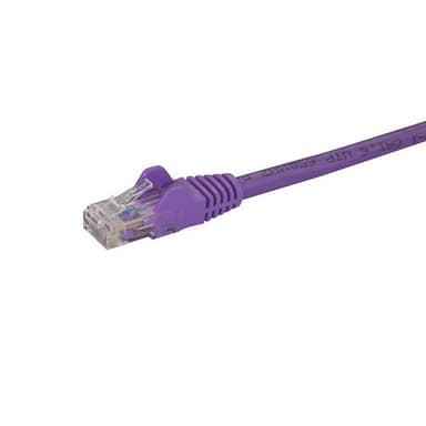 StarTech.com Cat6 Ethernet patchkabel med hakfria RJ45-kontakter - 5 m, lila, 5
