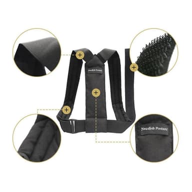 Swedish Posture FLEXI Shoulder Brace, Rygstøtte & Beskyttelse