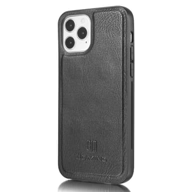 DG.MING til iPhone 13 mini stilfuld tegnebog taske - sort