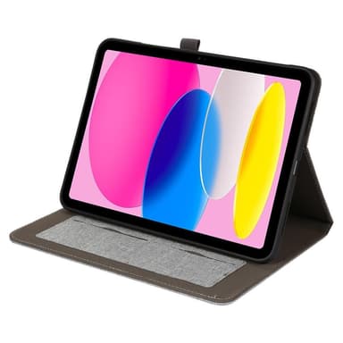 Til iPad 10.9 (2022) Tabletetui Dækstof Tekstur - Grå