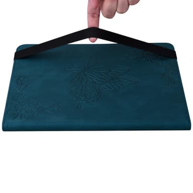 Til iPad 10.9 (2022) Tabletetui Cover Buterfly Imprinting - Blå